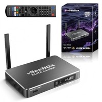 Dernière version de la box TV VseeBox Elites Ultra 2025 avec 128 Go de stockage, 4 Go de RAM, résolution 8K, processeur quadricœur, Android 12