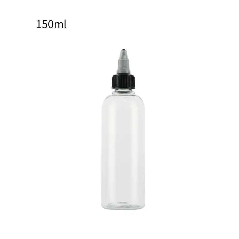 plastic bottle PET transparent round bottle Ink lubricating oil filling liquid bottle