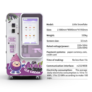 Máquina Expendedora Automática de Helados para Parques de Atracciones, Solución Comercial de Venta de Helados Suaves para Áreas de <span class=keywords><strong>Visitantes</strong></span> - Product Image 3