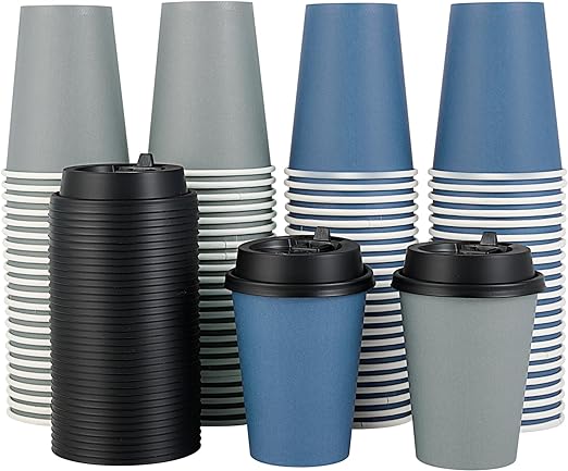Wholesale Customized Ripple Wall Paper Cups High Quality 4oz 7oz 8oz 16oz Disposable Packaging & Printing Products