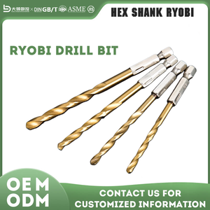 <span class=keywords><strong>Foret</strong></span> en acier rapide entièrement rectifié, finition ambre, changement rapide, tige hexagonale <span class=keywords><strong>pour</strong></span> perçage de métaux <span class=keywords><strong>Ryobi</strong></span> - Product Image 5