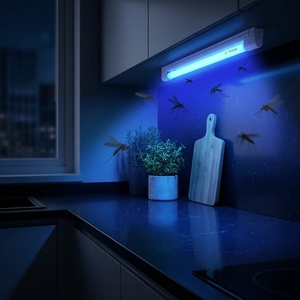 Lampe anti-moustiques intégrée portable Collesun pour cuisine, restaurant, chambre, lampe à UV T5 approuvée CE pour la capture des insectes - Product Image 3