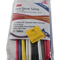 PLC NEW FP-301 Thin Wall Heat Shrink Tubing Kit Multi Color 21 Tubes Warranty Product