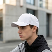 Gorra de Béisbol de Malla Transpirable con Perforaciones Láser, Resistente al Agua, de Secado Rápido, Protección Solar, Gorra Deportiva para Correr al Aire Libre, Golf