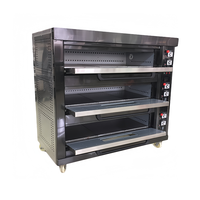 Vente en gros Chine four de cuisson électrique à gaz en macadam pour pain et boulangerie avec vapeur