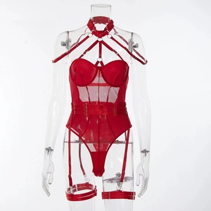 Lencería sexy europea y americana para mujer, body de malla transparente para discoteca, estilo atrevido, sin necesidad de desprenderse. - Product Image 5