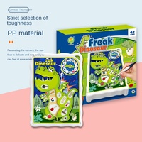Jouets Zhiqu, dinosaure électrique transfrontalier, jeu de plateau tactile, jouets éducatifs unisexes, plastique, 5-7 ans, coordination œil-main