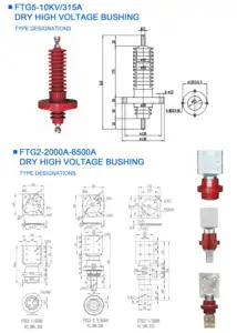 BMC/DMC yüksek gerilim düşük gerilim trafosu döküm sonrası epoksi reçine monoblok Plug-In burç izolatör