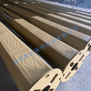 Nhà máy tùy chỉnh mô hình ánh sáng đường phố cực, 8m9m10m nhúng nóng mạ kẽm cảnh quan ánh sáng đường phố cực - Product Image 3