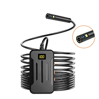 F300 Endoskopi Nirkabel Lensa Ganda 5m WIFI 1080P Kamera Inspeksi dengan Borescope Nightshot untuk iPhone Android