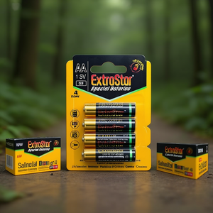Batterie AA ExtraStar 1.5V 860mAh a cella salina, durata speciale, confezione da 4 - Product Image 2