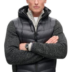 OEM Manufacturer's Custom Logo Men's Waterproof Casual Heavyweight Windproof Hooded Coats Reversible <b>Cardigan</b> Jacket Zipper Plus - Product Image 1