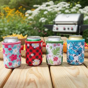 Неопреновый чехол-термос для узких банок с индивидуальным логотипом, оптовая продажа, универсальный чехол-термос для напитков, чехол-термос без надписей для Coca-Cola - Product Image 6