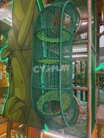 Solution clé en main pour aire de jeux intérieure commerciale pour enfants, projet clé en main sur le thème de la jungle, équipement de terrain de jeu multi-niveaux pour FEC