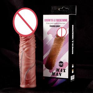 Préservatif en silicone pour hommes, préservatif réutilisable, jouet sexuel pour couple, prix de gros, vente directe - Product Image 2