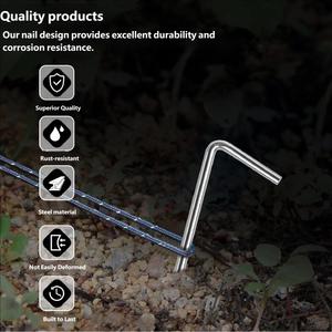 Alloy Steel <b>Tent</b> Stakes From Zhejiang for Camping and Gardening <b>Canopies</b>-Secure Outdoor Christmas & Holiday Decorations - Product Image 4