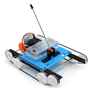 Kit de bricolage OKYN-G6826 Fun Tank, ensemble de construction de modèles en plastique pour l'éducation STEM et le jeu créatif - Product Image 1