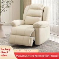 Fauteuil de relaxation individuel haut de gamme, multifonctionnel, électrique, rotatif, massant, en métal, avec fonction internet, design futuriste et très prisé