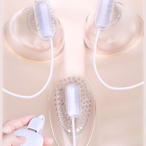 เครื่องปั๊มนม 3 in 1 แรงสั่นสะเทือนสูง นวดหัวนม เครื่องสั่นกระตุ้นคลิตอริส ของเล่นทางเพศสำหรับผู้หญิง - Product Image 1
