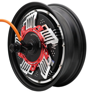 Motor sin Escobillas DKYS de 72V 12"30H1500W, Apto para Motores de Motocicleta de Bajo Consumo, Rojo 12"30H1500W-W, Motor Magnético - Product Image 3