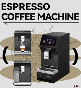 2024 populaire sur le marché machine à café expresso super automatique à grand écran tactile à vendre