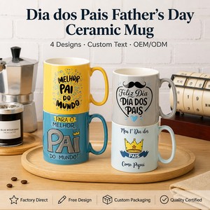 Wholesale Wedding Birthday Souvenirs Business Holiday <strong>Gift</strong> Set Dad <strong>Fathers</strong> <strong>Day</strong> Mug <strong>Gift</strong> Box Creative Ceramic Cup - Product Image 1