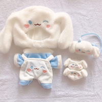 Vêtements pour poupées en peluche de 10 cm, personnalisables, pour poupées Kpop de 20 cm, mignons et tendance