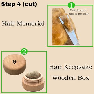 Pet Caskets Wooden Rectangle Memorial <b>Urn</b> For <b>Cat</b> Dog Pet Funeral Supplies Durable Handmade - Product Image 3