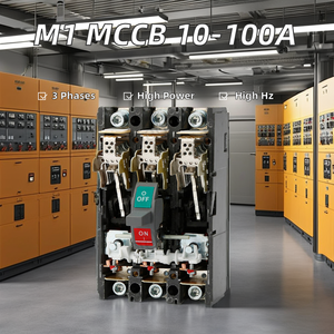 डेहलर एम 1 मोल्ड केस सर्किट ब्रेकर 10a/32a/63a/100a mccb ac 50/60hz तीन चरण वैक्यूम 25-36ka ब्रेकिंग क्षमता - Product Image 2