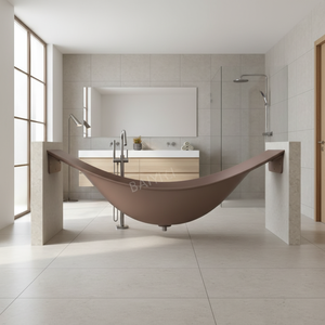 Bañera de Hidromasaje Independiente Moderna y Ecológica de Fibra de Vidrio de Alta Calidad para Baño de Villa con Garantía de Más de 5 Años - Product Image 1