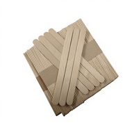 Bâtonnets de crème glacée jetables en bois de bouleau écologiques et flexibles pour glaces maison, loisirs créatifs pour enfants, qualité alimentaire durable, non toxiques