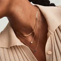 Gemnel 925 plata esterlina delicado minimalista Mini corazón Pave collar de diamantes negros para niña