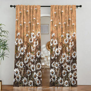 Aquarelle occultant chambre assombrissement velours isolation thermique économie d'énergie rideaux de fenêtre chaque taille 59 pouces * 98 pouces velours bleu - Product Image 3