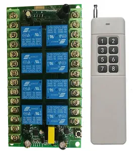 3000m AC220V 8CH kênh 8 CH đài phát thanh điều khiển RF không dây điều khiển từ xa trên không đi du lịch cần cẩu hệ thống Receiver + Transmitter - Product Image 4