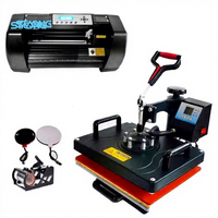 Nouvelle presse à repasser semi-automatique 38*38 pour transfert thermique de t-shirts, machine d'impression numérique à plat pour vêtements