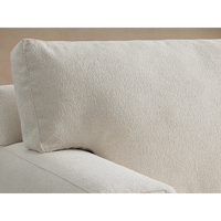 Canapé modulaire moderne en tissu performant résistant aux taches, silhouette élégante et larges accoudoirs, meubles de luxe