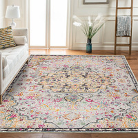 Tapis de salon moderne de luxe, dessin abstrait, motifs géométriques, imperméable, lavable, fond en PVC antidérapant