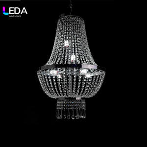 LEDA diseño europeo lujo Metal cristal cuenta cortina candelabro boda escenario luces decorativas - Product Image 4