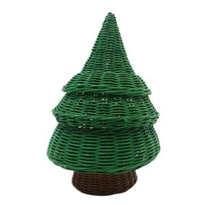 GREENCRAFT Ornements d'arbre en rotin faits main et écologiques pour décoration d'arbre de vacances réutilisables - Product Image 3
