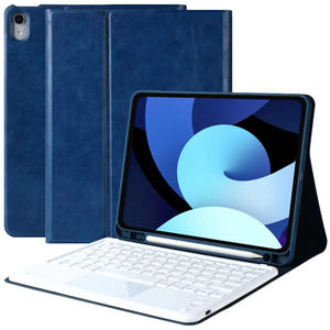 Laudtec แทร็คแพดสำหรับหลับ/ตื่นอัตโนมัติเคสคีย์บอร์ดแม่เหล็กกันกระแทกที่ทนทานพร้อมขาตั้งฝาครอบป้องกันสำหรับ iPad 9.7 PBK279 - Product Image 2