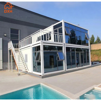 Maison modulaire préfabriquée entièrement meublée avec cuisine, chambre et salle de bain, pour isolation, construction, camping, dortoir, bureau