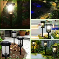 Vertak Extérieur Led Solaire Lumières Étanche Paysage Éclairage Voie Pelouse Décorer Solaire Jardin Lumières