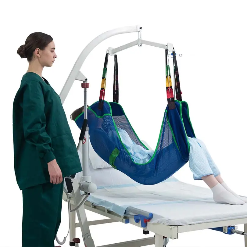 Penggunaan medis gendongan pengangkat pasien untuk perlengkapan mandi bantuan untuk transportasi mobilitas terbatas bantuan perawatan manusia perawat