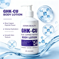 Ensemble de soins corporels Aixin Private Label : Gel douche hydratant, lotion corporelle anti-rides au peptide de cuivre bleu, gel douche