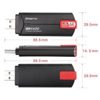 Antenne tri-bande 5dBi AX5400 Wifi6 sans pilote OEM 802.11ax MU-MIMO USB3.0 5400Mbps Wifi6E adaptateur pour ordinateur de bureau