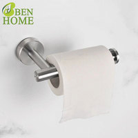 Acier inoxydable Salle De Bains Accessoires Plaque Brossé 4 Pcs Salle De Bains Accessoires Ensemble