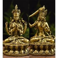Haute qualité asiatique bouddha Statue décor à la maison résine artisanat exquis cadeau fournitures résine artisanat
