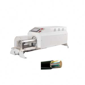 Neumático 25mm 45mm diámetro exterior 100-300 longitud de pelado cable trenzado grueso Pelacables máquina Pelacables - Product Image 1