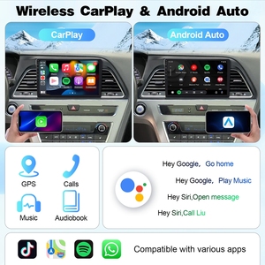 Lecteur DVD de voiture Android Rhythm 9 pouces, écran tactile IPS HD, Carplay BT USB, <span class=keywords><strong>camping</strong></span> en plein air pour Hyundai Sonata 2015-2017 - Product Image 3