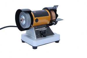 Meuleuse d'établi pour polissage, meulage du jade, travail du bois, gravure de bijoux, avec meule abrasive, machine de tournage - Product Image 2